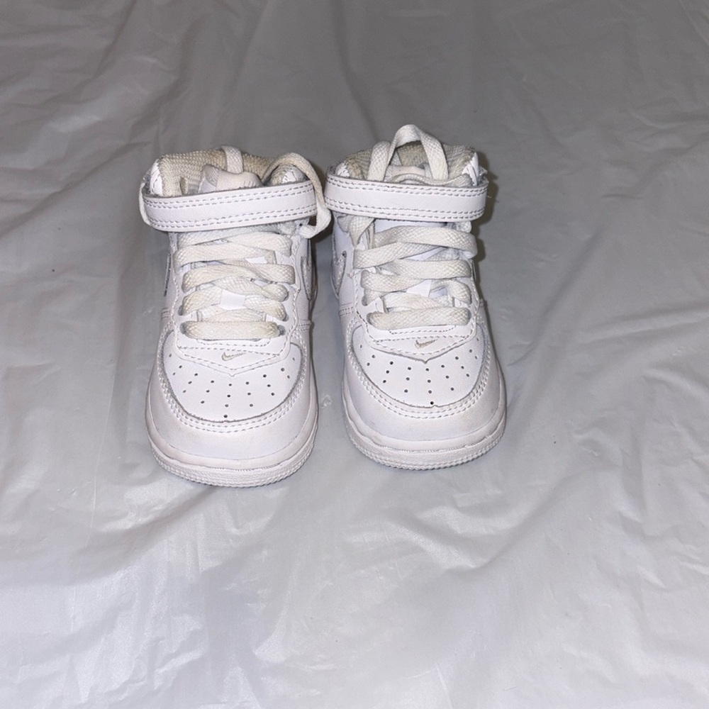 Babies White High Top Air Forces